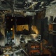 В Курске выгорела квартира