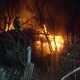 В Курске сгорел дачный домик