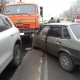 В Курске столкнулись «КамАЗ» и две легковушки