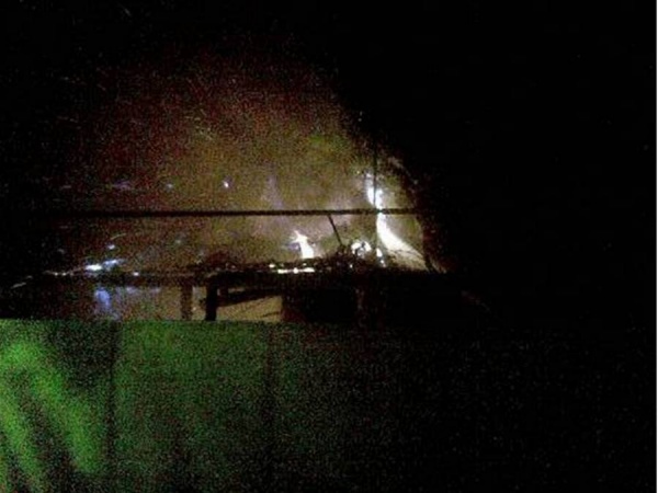 Пожар произошел в Золотухинском районе Пожар произошел в Золотухинском районе