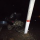 В Курске водитель пострадал, врезавшись в опору ЛЭП