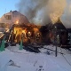 Курск. На улице Школьной горел коттедж