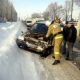 В Курске столкнулись трактор и легковушка