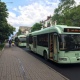 В центре Курска стоят троллейбусы