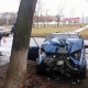 В Курской области водитель пострадал, врезавшись в дерево (ФОТО)
