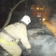 В Курской области сгорел автомобиль, в машине обнаружен женский труп