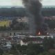 В Курске целый час тушили здание транспортного предприятия (фото)