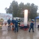 В центре Курска спасатели разожгли «костер»
