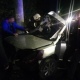 В Курске машина врезалась в столб, двое раненых