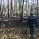 В Курске рядом с дачами выгорело 5 гектаров