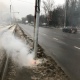 В Курске на площади Перекальского загорелась проводка нового светофора