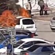 В Курске сгорела машина