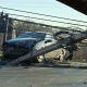 В Курске женщина на машине протаранила бетонный столб