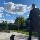 В поселке Кшенский Курской области открыли памятник Вячеславу Клыкову