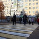 В центре Курска наносят дорожную разметку