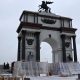 В Курске капитально ремонтируют Триумфальную арку на проспекте Победы
