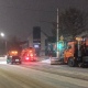 Ночью дороги Курска расчищали 75 единиц снегоуборочной техники