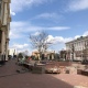 В Курске ремонтируют площадку на улице Ленина перед ТЦ «Пушкинский»