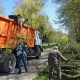 В Курске из парка «Соловьиная роща» вывезли 7 машин мусора