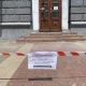 В Курске вход в мэрию закрыли из-за падающей с карниза штукатурки