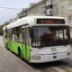 На улицы Курска вышли праздничные троллейбусы