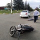 Под Курском в аварии разбился мотоциклист без прав