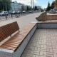 В Курске на улице Ленина заменили настилы на скамейках