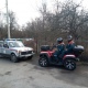 В Курской области ремонтные бригады электриков в селах доставляют на квадроцикле