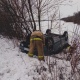 В Курской области в ДТП с перевернувшейся машиной ранена 17-летняя пассажирка
