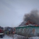 Под Курском пожарные потушили крышу дома