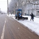 В Курске последствия снегопада устраняют 60 единиц техники