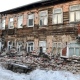 В Курске установят виновных в обрушении фасада исторического здания