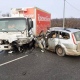 В лобовой аварии с грузовиком под Курском погиб водитель легковушки