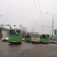 В Курске столкнулись новый автобус и маршрутка