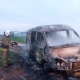В Курской области сгорела «Газель»