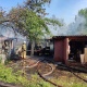 Во время пожара во Льгове Курской области сгорели 2 гаража, 2 сарая и автомобиль