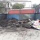 В Курске на улице Моковской сожгли мусорную площадку вместе с контейнером