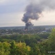 В Курске горящее 3-этажное здание тушат 12 пожарных машин