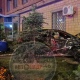 В центре Курска автомобиль протаранил здание, есть пострадавшие