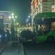 В Курске возле вокзала на остановке столкнулись новый автобус и легковушка