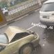 В Курске столкнулись автомобили на спуске к Кировском мосту