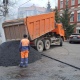 В Курске на улице Мирной сделают асфальтовые валики для отвода воды