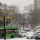 В Курске попал в ДТП новый автобус на Привокзальной площади