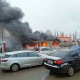 В Курске на Льговском повороте сгорел торговый павильон