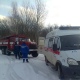 В Курской области пожарные помогли бригаде застрявшей в снегу «скорой»