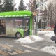 В Курске новый автобус врезался в столб