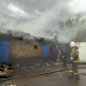 В Курской области от удара молнии загорелся дом