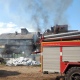В Курской области сгорела зерносушилка