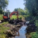 В Курске на улице Новой Восточной завершаются противопаводковые работы