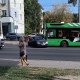 В центре Курска столкнулись троллейбус и легковой автомобиль, пострадали два человека